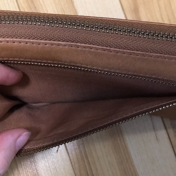 Fossil brown leaf wallet - Picture 3 of 5